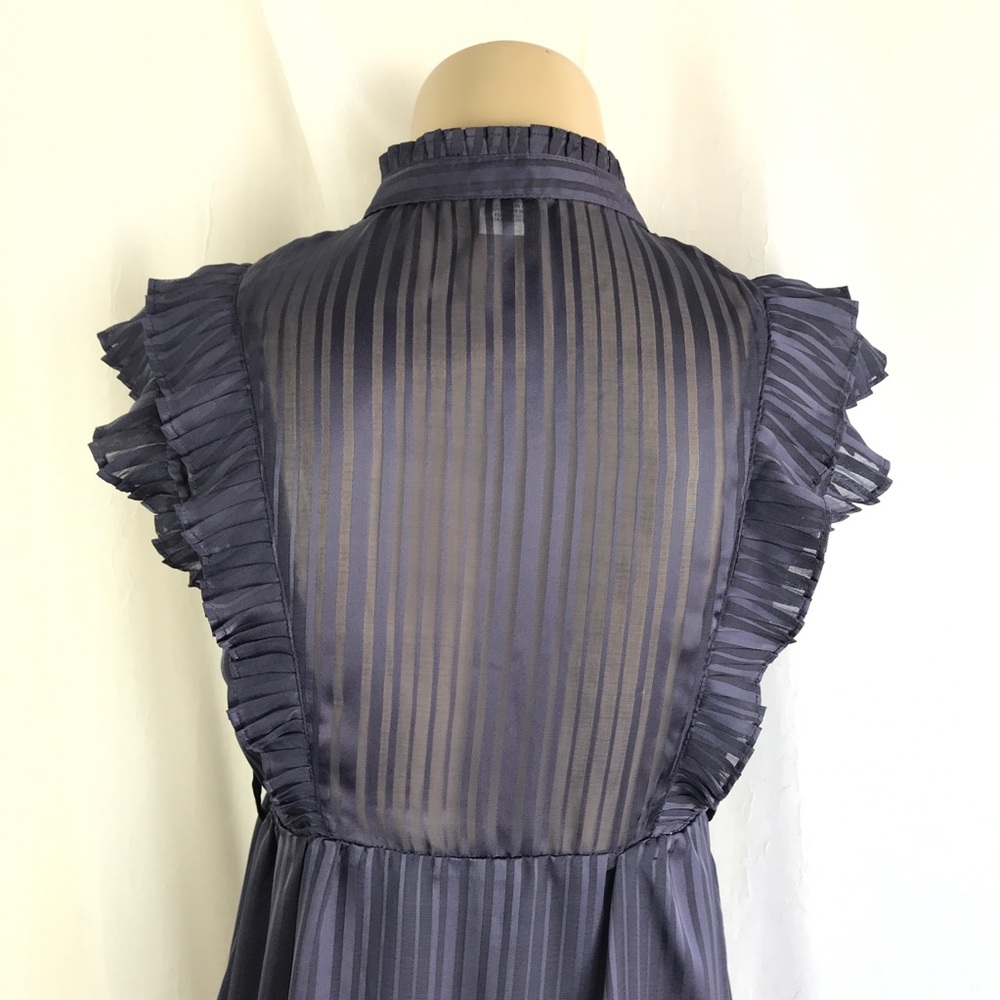 🚫SOLD🚫 NWOT 1940’s Style Navy Blue Sheer - Picture 12 of 16